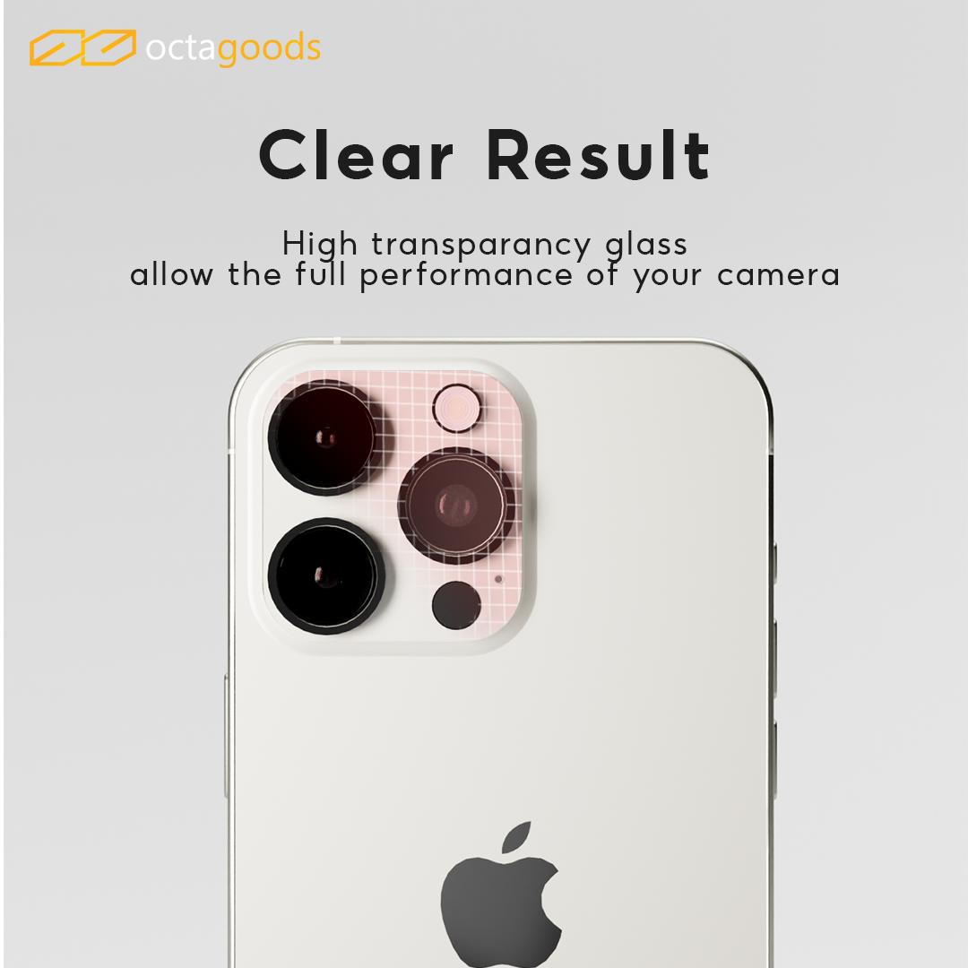 Camera Lens Octagoods Glass Protector iPhone 15 Pro Max Plus Cover 9H