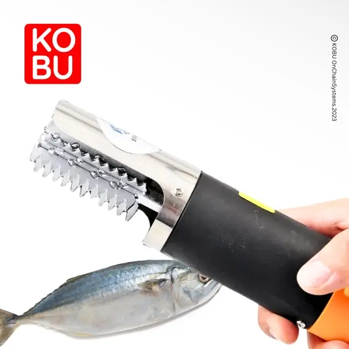 Fish Scale Remover Alat Pembersih Sisik Ikan Elektrik 0