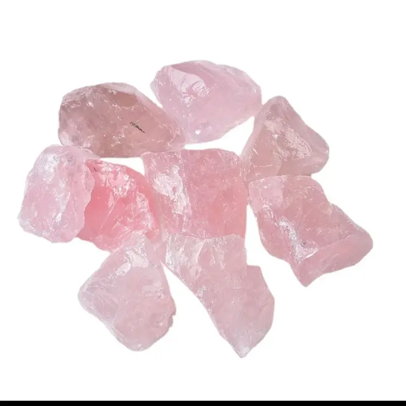 Bongkahan Rose Quartz Alami 4