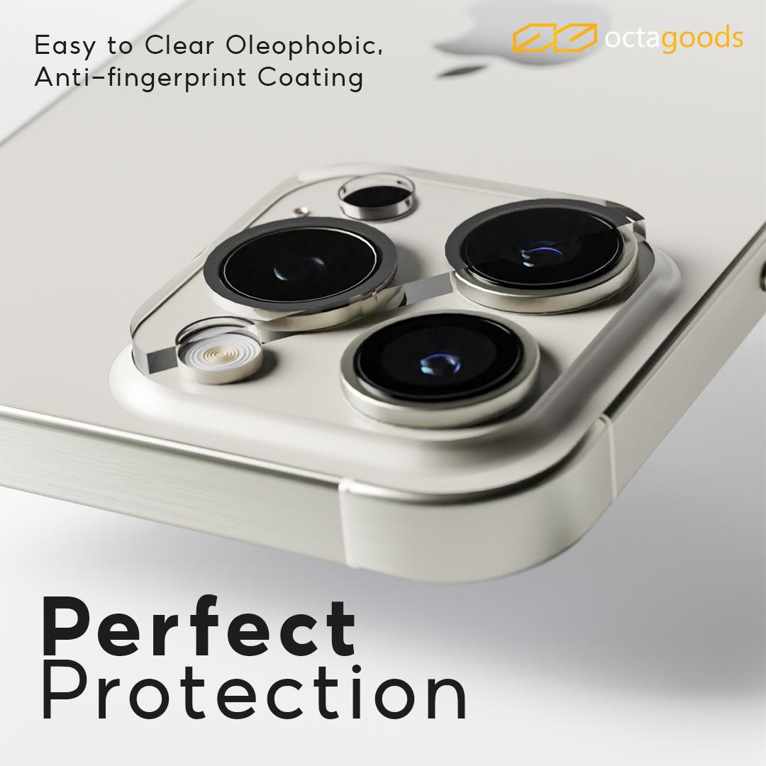 Camera Lens Octagoods Glass Protector iPhone 15 Pro Max Plus Cover 9H