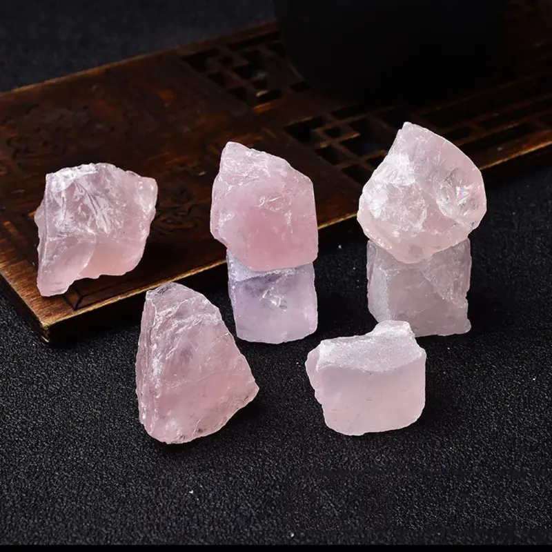 Bongkahan Rose Quartz Alami 3
