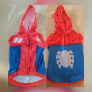 Baju Kucing Anjing Model Hodie Spiderman