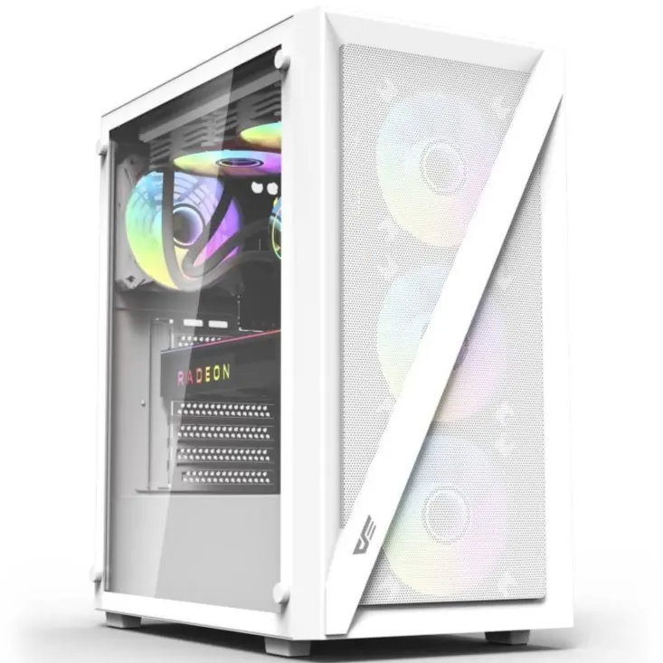 darkFlash DK260 AIR White ATX + 4 Fan ARGB 0