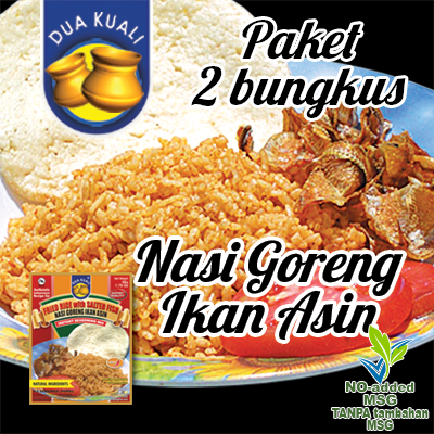 Gambar Bumbu Masak Instan Dua Kuali Nasi Goreng Ikan Asin dari tokoBumbu Kota Surabaya Tokopedia