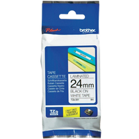 Gambar Brother Ptouch Label Tape TZE-251 24mm Black on white 244mm TZE251 dari Multifungsi ID Kota Administrasi Jakarta Pusat 2 Tokopedia