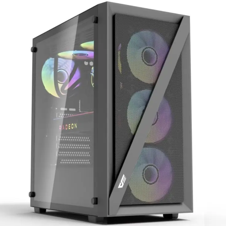darkFlash DK260 AIR White ATX + 4 Fan ARGB 1
