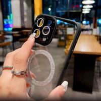 Gambar HardCase iPhone 14 Pro 6.1 14 Pro Max 6.7 15 Pro Max Magsafe Glitter - Hitam, 14 Pro 6.1 dari Kotacase Kota Administrasi Jakarta Barat 2 Tokopedia