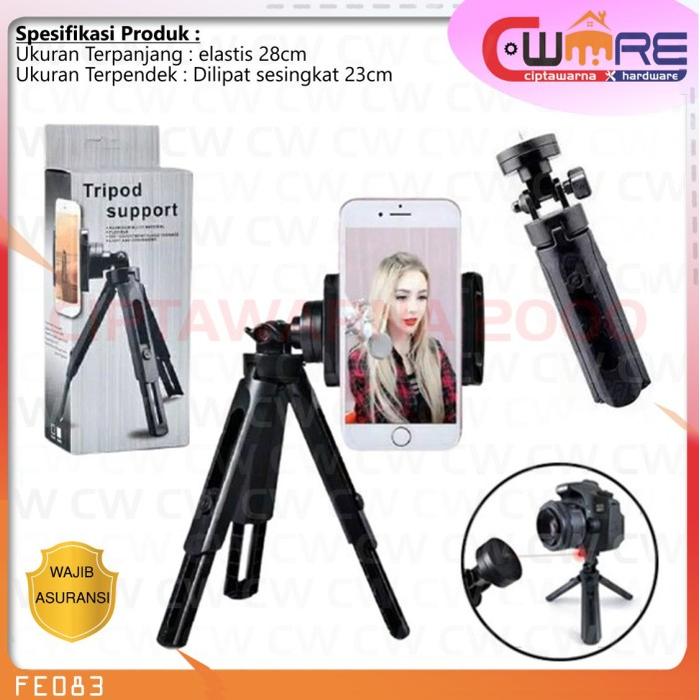 Gambar Paket Tripod 26cm + Lampu Ring Light LED 26cm 10Inc Selfie Tiktok Vlog - TRIPOD SAJA dari Ciptawarna2000 Home Living Kota Palembang 3 Tokopedia