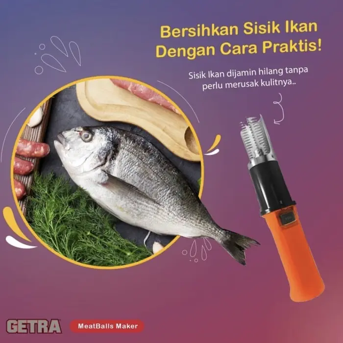 Fish Scale Remover Alat Pembersih Sisik Ikan Elektrik 2
