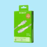 Gambar Kabel Data Type C To Lightning 1,2 Meter Robot RSCL 120 Data Cable dari De Hits Kota Administrasi Jakarta Timur 2 Tokopedia