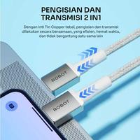 Gambar Kabel Data Type C To Lightning 1,2 Meter Robot RSCL 120 Data Cable dari De Hits Kota Administrasi Jakarta Timur 4 Tokopedia