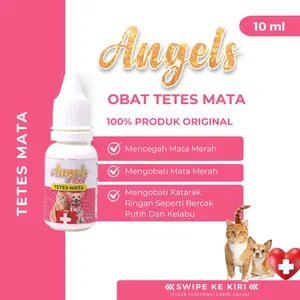 Angels Obat Tetes Mata Hewan 10ML Kucing Anjing Kelinci Eye Drop