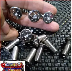 1Pcs Baut Baud Disc Disk Piringan Cakram Probol Stenlis Nmax PCX Aerox