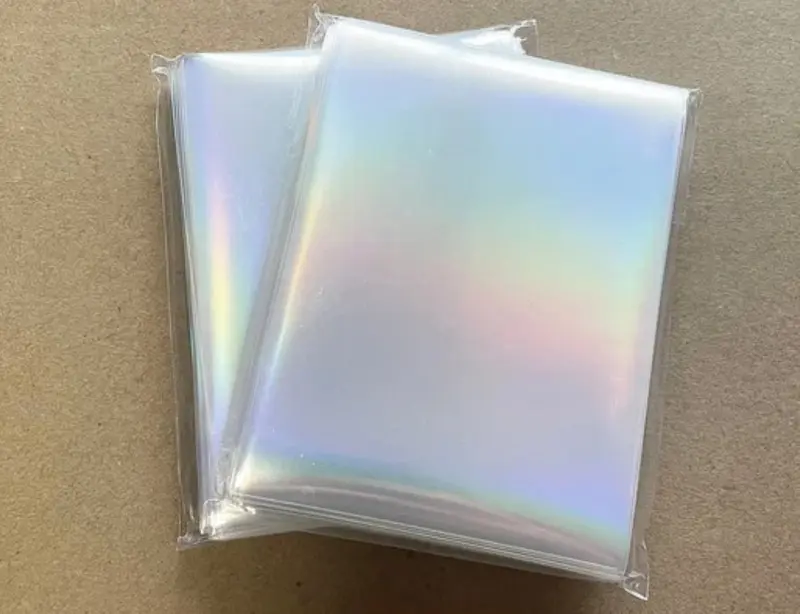 inner sleeve hologram sleeve pelindung photocard kpop rainbow isi 50pc 3