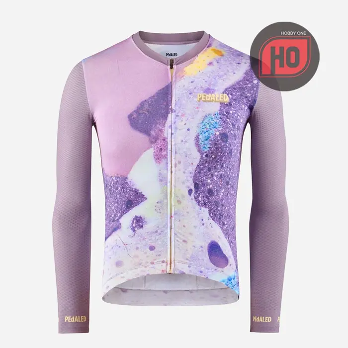 Gambar PEdALED GODAI LONG SLEEVE JERSEY MEN - Jersey Sepeda - Lilac, M dari Hobby One Kota Bandung 5 Tokopedia