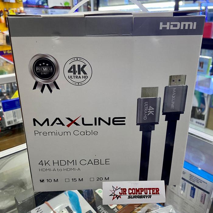 Jual KABEL HDMI 4K MAXLINE 10M - Kota Surabaya - JR computer Surabaya ...