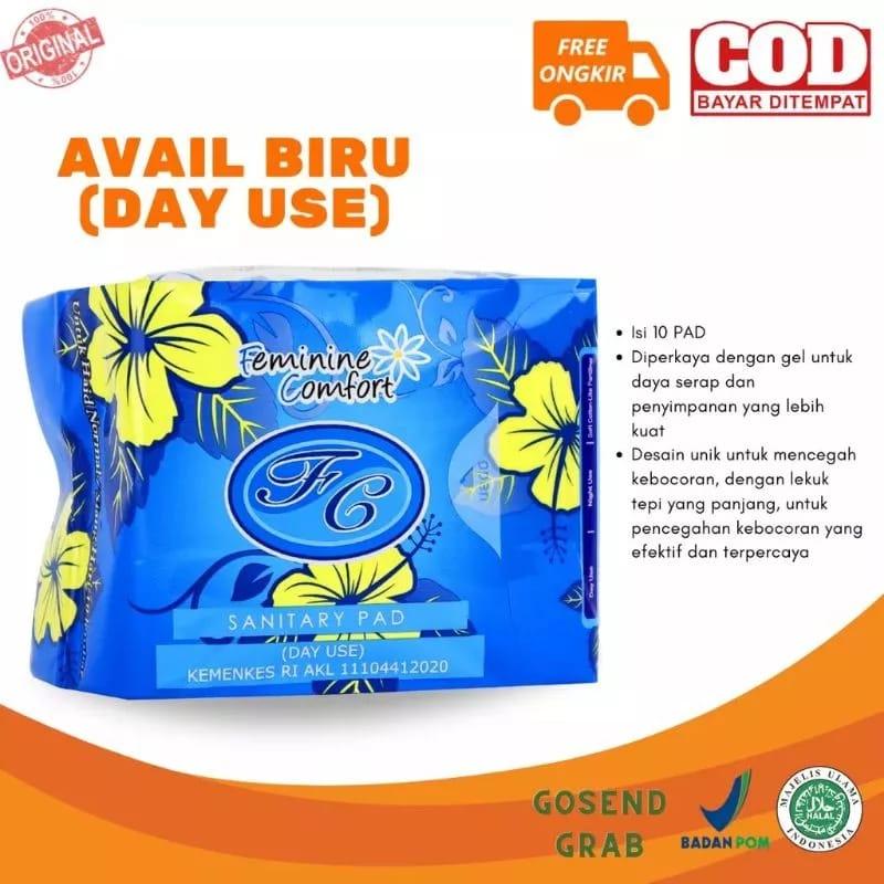 PEMBALUT HERBAL DAY USE BIRU BPOM HALAL MURAH PROMO (AVAI) 0