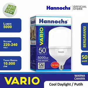 Hannochs vario lampu led 50w model tabung capsule 50 watt e27