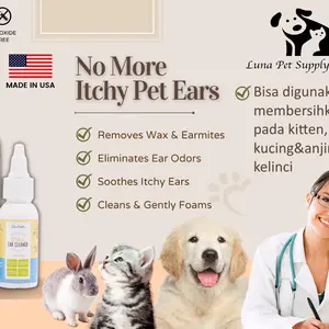 Oxyfresh Pet Ear Mite Cleaner Pembersih Telinga Anjing Kucing Kelinci