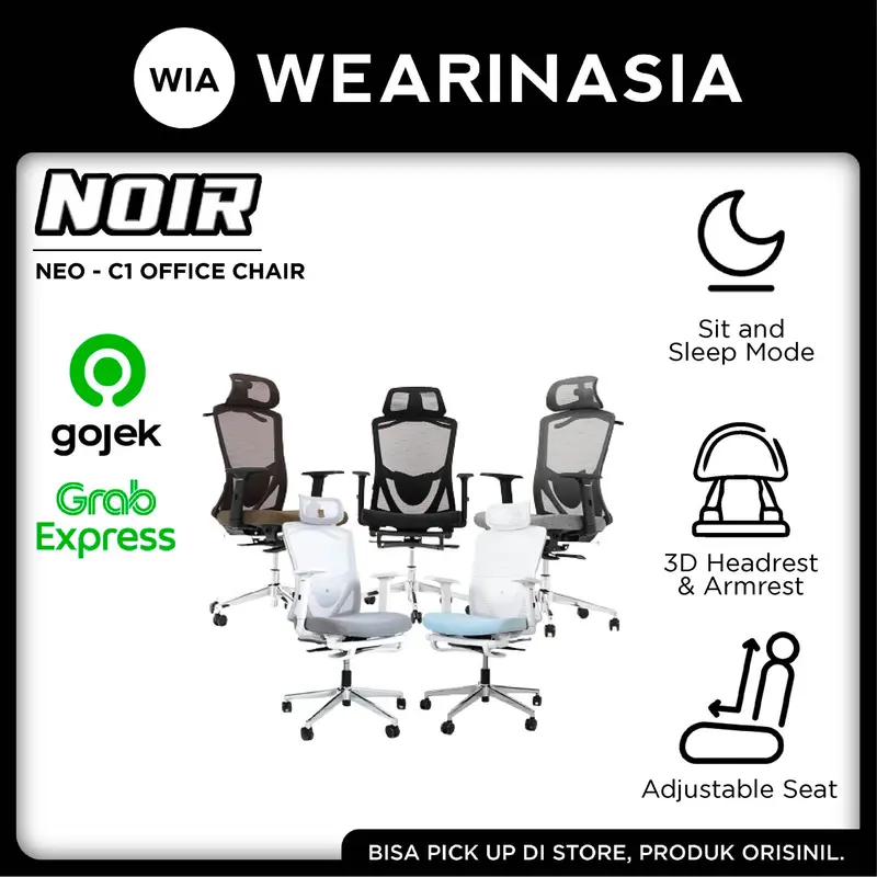 NEO-C Ergonomic Office Chair Kursi Kantor Original 0