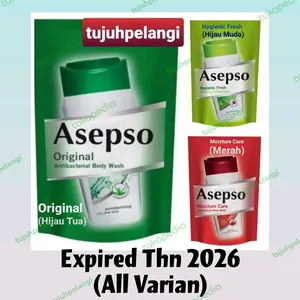 Sabun Cair Asepso Anti Bakteri Liquid Soap 450 ml