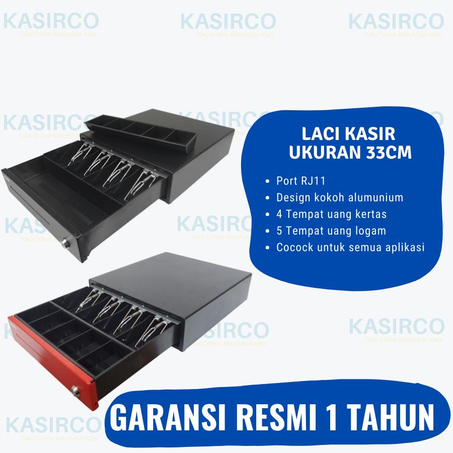 Cash Drawer Laci Kasir Kassen 33CM - Garansi 2 Tahun Resmi