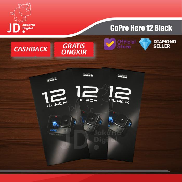 Gambar GoPro HERO 12 Black Action Camera - GoPro Hero12 Black - STANDAR, VARIAN B dari Jakarta Digital 8 Kota Administrasi Jakarta Pusat Tokopedia