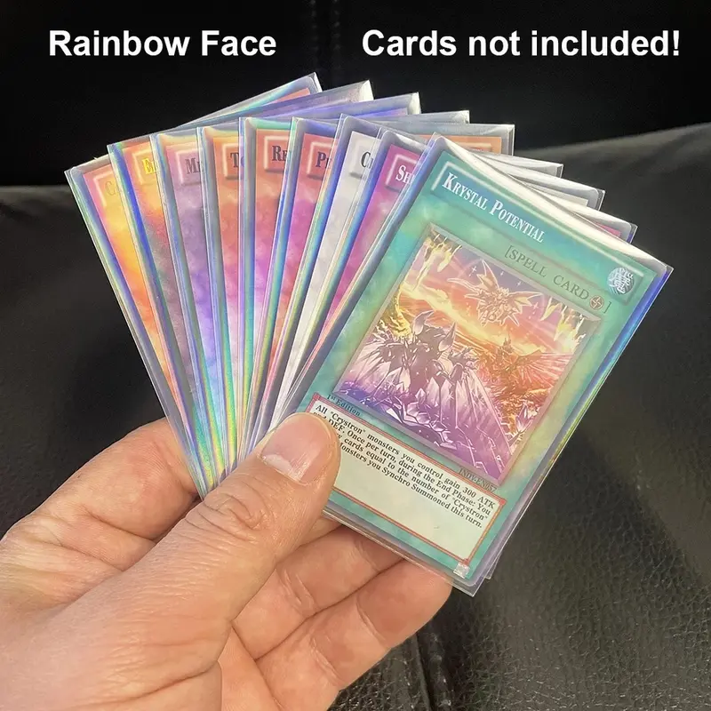 inner sleeve hologram sleeve pelindung photocard kpop rainbow isi 50pc 2
