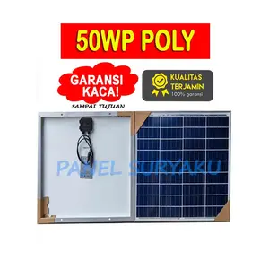 Solar Panel Surya 50wp Poly ORIGINAL