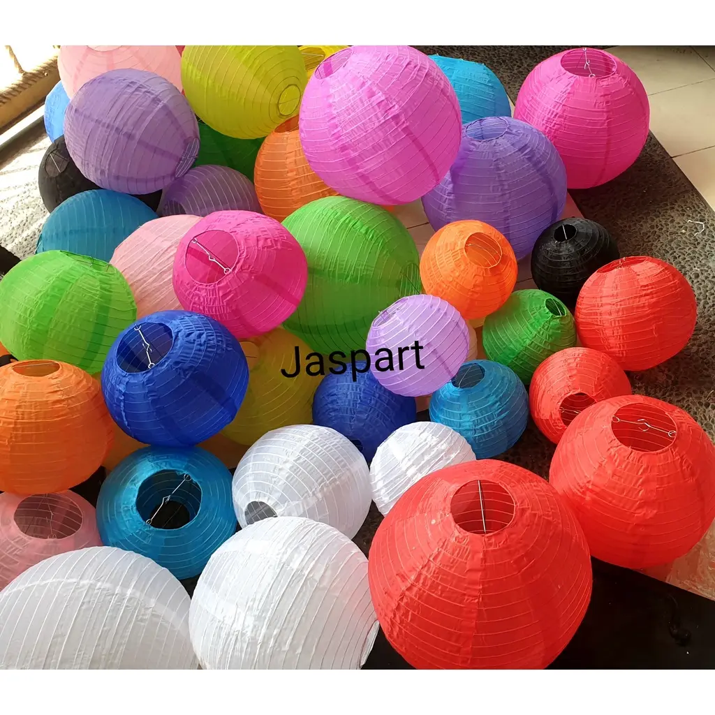 LAMPION KAIN POLOS TAHAN AIR LAMPION WARNA HUT RI AGUSTUSAN LAMPION OUTDOOR