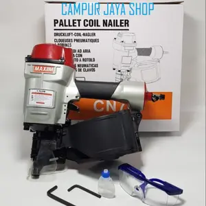 Mesin Paku Tembak Pallet Maxiim Cn 70 Coil Nailer gun 70mm 7cm CN70