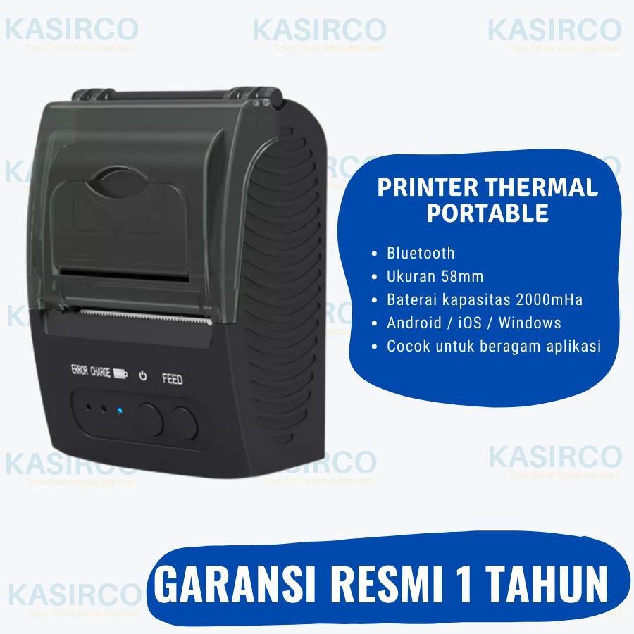 Printer Thermal Portable Bluetooth 58mm Garansi Resmi 1 Tahun