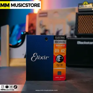 Senar Gitar Electrik Elixir 12002 Nanoweb Electric Guitar 09-42