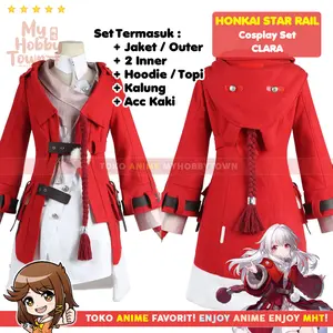 Kostum Cosplay Anime Game Honkai Star Rail Clara