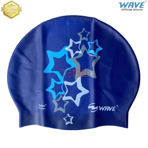 WAVE 4602P cap swimming PRO - topi renang - navy star