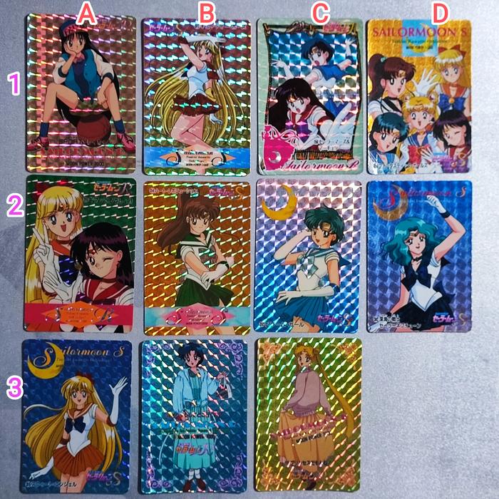 rare sailor moon cards 1997 Sailor Moon Prismatic You Pick Trading Card Singles #1-#72 Cracke   TvMovieCards.com