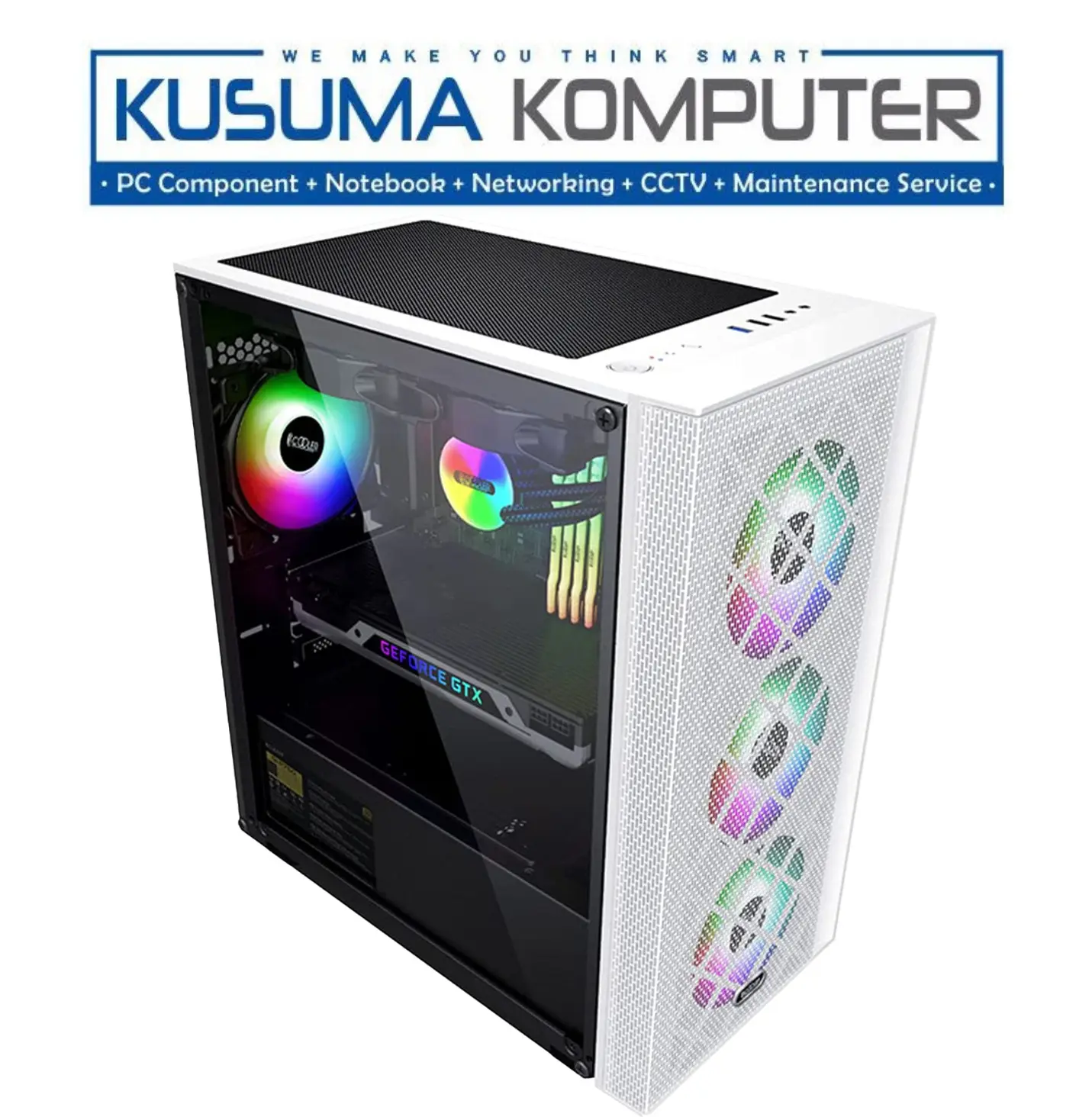 PCcooler PLATINUM MM200 MESH Casing Gaming PC