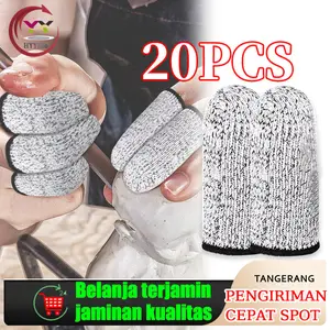 100PCS Sarung Jari Anti Cut Kain Rajut Fingers Glove Gundam Gunpla Too