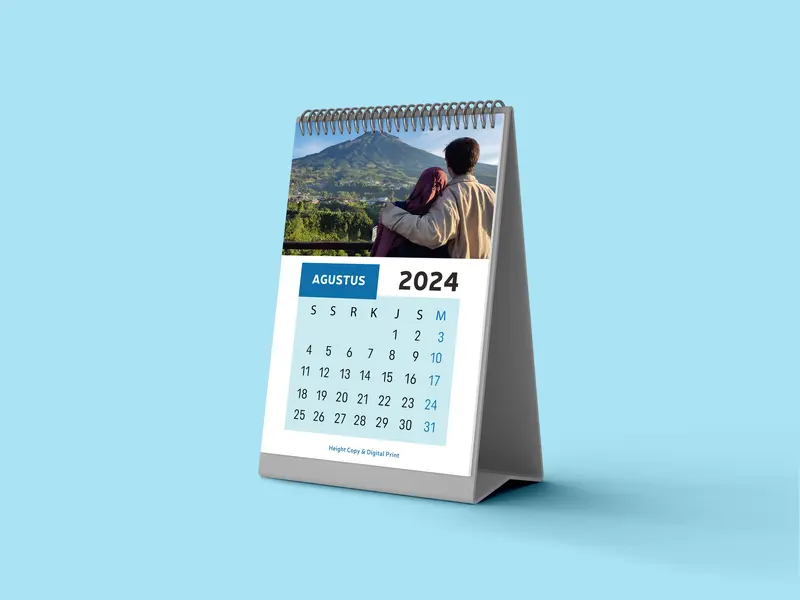 Kalender Meja / Calender Desk Custom - Ukuran A5 1