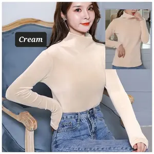 Long John Wanita / Pakaian Musim Dingin Atasan Saja 15