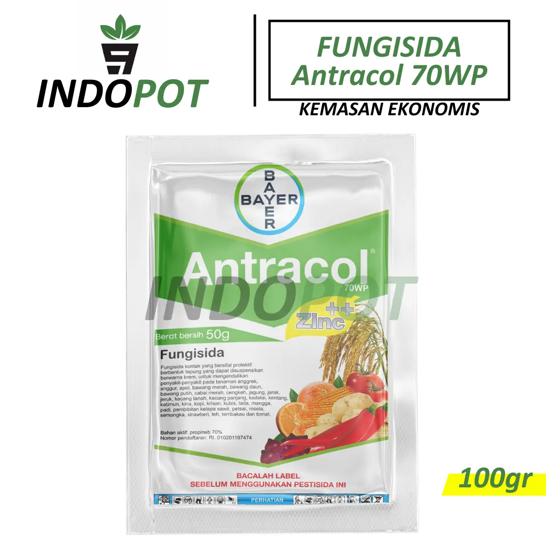 Fungisida Antracol 70WP 50gram Pupuk Tanaman Hias Ekonomis