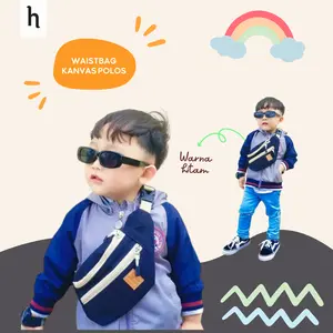 WAISTBAG ANAK POLOS - WAISTBAG KANVAS MURAH