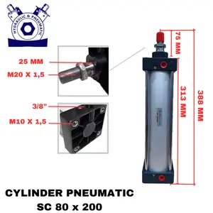 SC 80x200 HPC Air Cylinder/Standard Cylinder Pneumatic