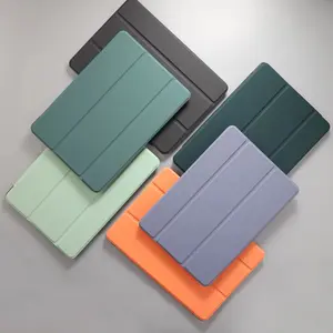 Case untuk Samsung Galaxy Tab A11 8.7 / A11+ 2025 11 Inch / S11 / S10 Lite / S9 FE Plus / A9+ A9 Plus A8 A7 Lite Soft Flip Case Casing Book Cover Sarung Kesing