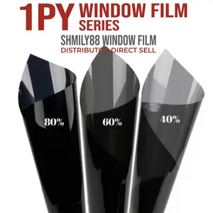 Kaca Film Riben - hitam 80% Anti UV untuk kantor & gedung