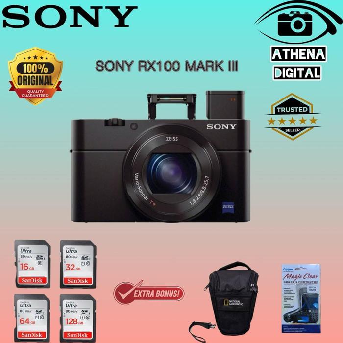 【箱付き】 SONY Cyber-shot DSC-RX100M3 Jual SONY CYBERSHOT DSC-RX100 III / SONY RX100 MARK III / RX100