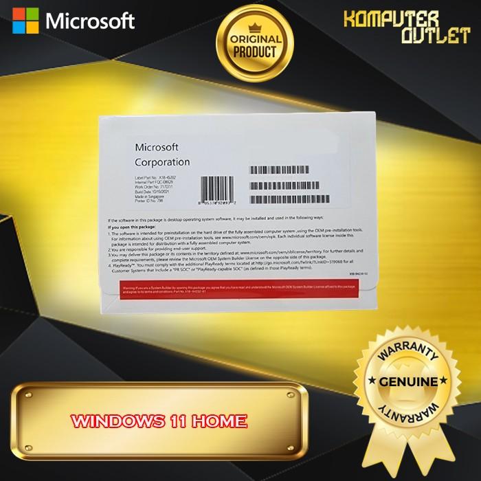 Jual Software Microsoft Windows 11 Home 64-bit - SIstem Operasi Windows ...