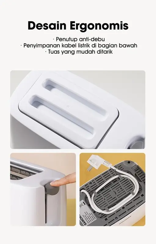 Samono Toaster Pemanggang Roti SW-TW750 2