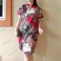 Gambar BATIK DRESS CASUAL WANITA - DELIGHTLINE - KATUN STRETCH dari Delightline Kota Tangerang 5 Tokopedia