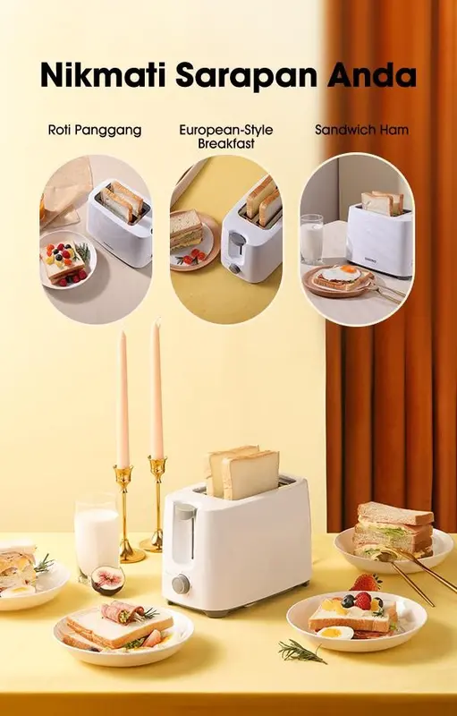 Samono Toaster Pemanggang Roti SW-TW750 3
